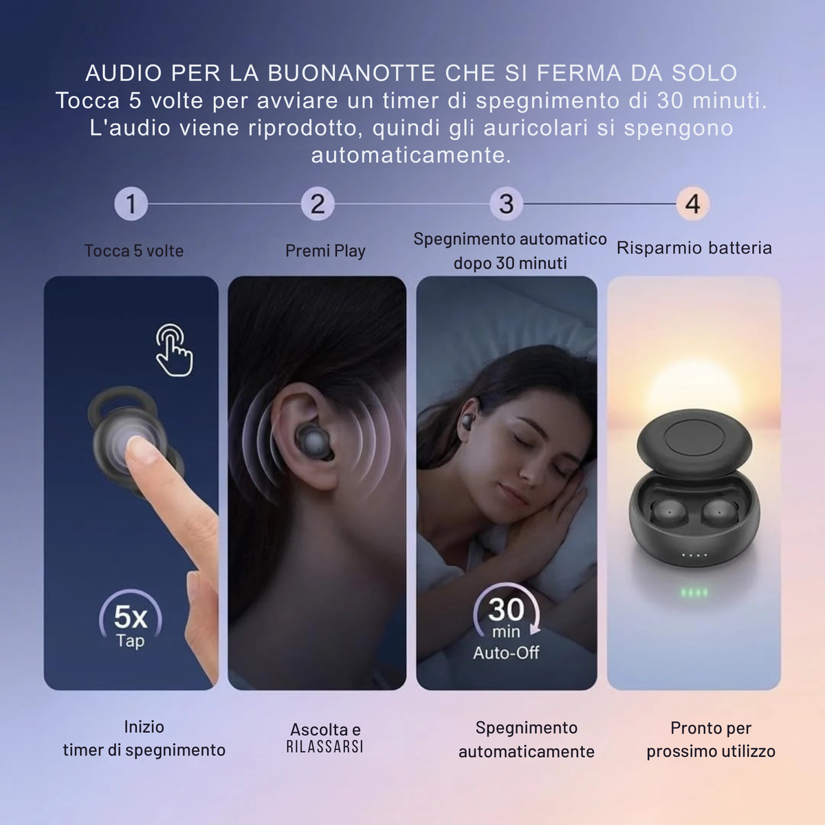 ViSound™ Hush - Auricolari per dormire