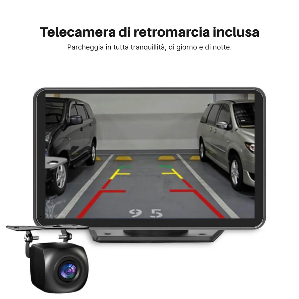 ViDrive™ All-in-One — Schermo wireless per CarPlay