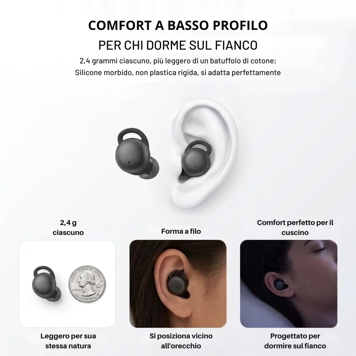 ViSound™ Hush - Auricolari per dormire